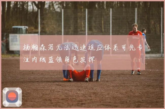 杨瀚森若无法迅速适应体系可先专注内线蓝领角色发挥